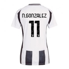 Dámské fotbalový oblečení Juventus Nicolas Gonzalez #11 Domácí košile 2024-25 Krátkým Rukávem